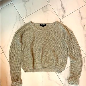 Cute cropped winter sweater